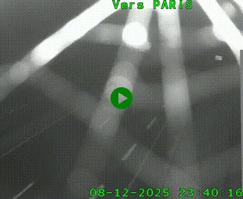 <h2>Caméra routière sur l'autoroute A20 à Saint-Hilaire-Bonneval, au sud de Limoges. Vue orientée vers Paris</h2>