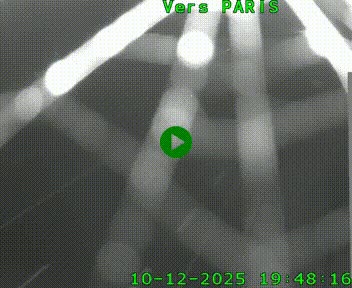 <h2>Caméra routière sur l'autoroute A20 à Saint-Hilaire-Bonneval, au sud de Limoges. Vue orientée vers Paris</h2>