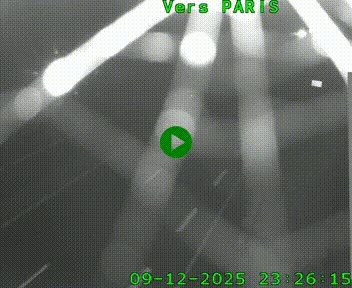 <h2>Caméra routière sur l'autoroute A20 à Saint-Hilaire-Bonneval, au sud de Limoges. Vue orientée vers Paris</h2>