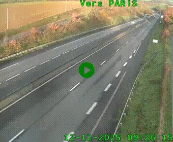<h2>Caméra routière sur l'autoroute A20 à Saint-Hilaire-Bonneval, au sud de Limoges. Vue orientée vers Paris</h2>