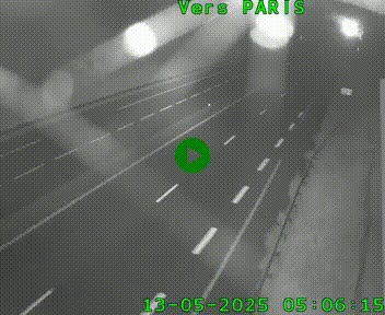 <h2>Caméra routière sur l'autoroute A20 à Saint-Hilaire-Bonneval, au sud de Limoges. Vue orientée vers Paris</h2>