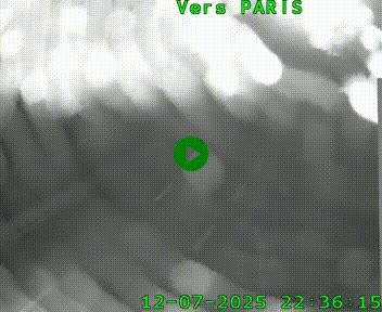 Caméra routière sur l'autoroute A20 à Saint-Hilaire-Bonneval, au sud de Limoges. Vue orientée vers Paris