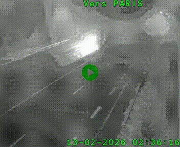 <h2>Caméra routière sur l'autoroute A20 à Saint-Hilaire-Bonneval, au sud de Limoges. Vue orientée vers Paris</h2>