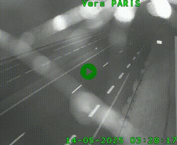 <h2>Caméra routière sur l'autoroute A20 à Saint-Hilaire-Bonneval, au sud de Limoges. Vue orientée vers Paris</h2>