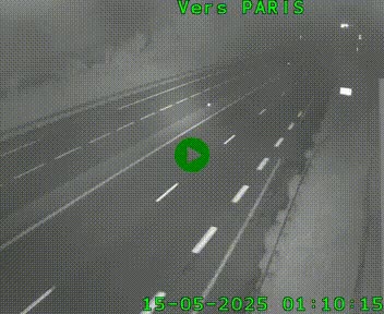 <h2>Caméra routière sur l'autoroute A20 à Saint-Hilaire-Bonneval, au sud de Limoges. Vue orientée vers Paris</h2>