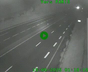 <h2>Caméra routière sur l'autoroute A20 à Saint-Hilaire-Bonneval, au sud de Limoges. Vue orientée vers Paris</h2>