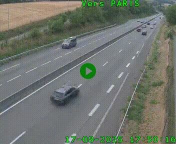 <h2>Caméra routière sur l'autoroute A20 à Saint-Hilaire-Bonneval, au sud de Limoges. Vue orientée vers Paris</h2>