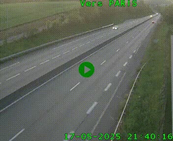 <h2>Caméra routière sur l'autoroute A20 à Saint-Hilaire-Bonneval, au sud de Limoges. Vue orientée vers Paris</h2>