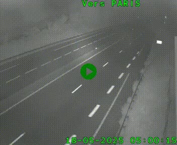 <h2>Caméra routière sur l'autoroute A20 à Saint-Hilaire-Bonneval, au sud de Limoges. Vue orientée vers Paris</h2>