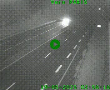 <h2>Caméra routière sur l'autoroute A20 à Saint-Hilaire-Bonneval, au sud de Limoges. Vue orientée vers Paris</h2>