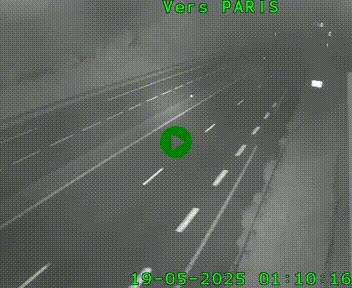 <h2>Caméra routière sur l'autoroute A20 à Saint-Hilaire-Bonneval, au sud de Limoges. Vue orientée vers Paris</h2>