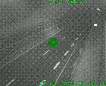 <h2>Caméra routière sur l'autoroute A20 à Saint-Hilaire-Bonneval, au sud de Limoges. Vue orientée vers Paris</h2>