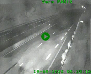 <h2>Caméra routière sur l'autoroute A20 à Saint-Hilaire-Bonneval, au sud de Limoges. Vue orientée vers Paris</h2>