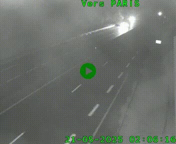 <h2>Caméra routière sur l'autoroute A20 à Saint-Hilaire-Bonneval, au sud de Limoges. Vue orientée vers Paris</h2>