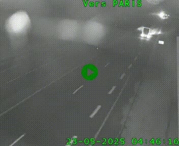 <h2>Caméra routière sur l'autoroute A20 à Saint-Hilaire-Bonneval, au sud de Limoges. Vue orientée vers Paris</h2>