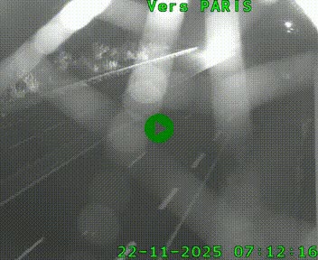 <h2>Caméra routière sur l'autoroute A20 à Saint-Hilaire-Bonneval, au sud de Limoges. Vue orientée vers Paris</h2>