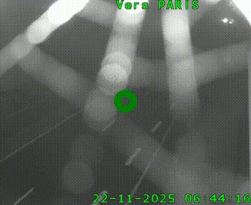 <h2>Caméra routière sur l'autoroute A20 à Saint-Hilaire-Bonneval, au sud de Limoges. Vue orientée vers Paris</h2>