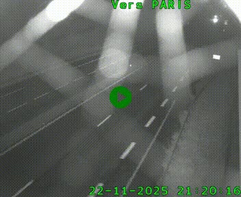 <h2>Caméra routière sur l'autoroute A20 à Saint-Hilaire-Bonneval, au sud de Limoges. Vue orientée vers Paris</h2>