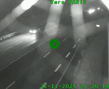 <h2>Caméra routière sur l'autoroute A20 à Saint-Hilaire-Bonneval, au sud de Limoges. Vue orientée vers Paris</h2>