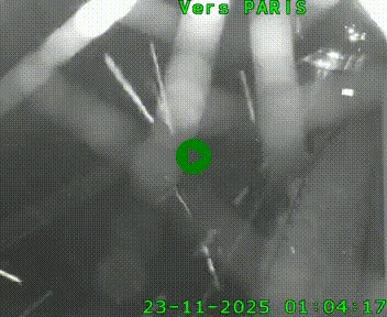 <h2>Caméra routière sur l'autoroute A20 à Saint-Hilaire-Bonneval, au sud de Limoges. Vue orientée vers Paris</h2>