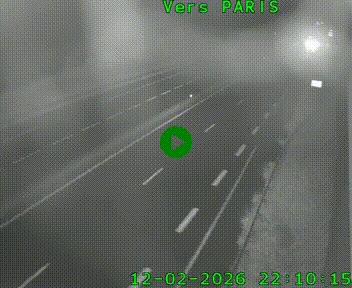 <h2>Caméra routière sur l'autoroute A20 à Saint-Hilaire-Bonneval, au sud de Limoges. Vue orientée vers Paris</h2>