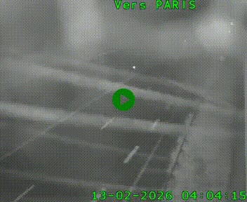 <h2>Caméra routière sur l'autoroute A20 à Saint-Hilaire-Bonneval, au sud de Limoges. Vue orientée vers Paris</h2>