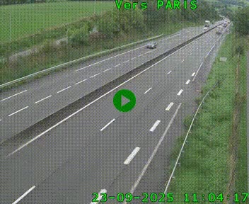 <h2>Caméra routière sur l'autoroute A20 à Saint-Hilaire-Bonneval, au sud de Limoges. Vue orientée vers Paris</h2>