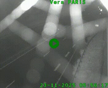 <h2>Caméra routière sur l'autoroute A20 à Saint-Hilaire-Bonneval, au sud de Limoges. Vue orientée vers Paris</h2>