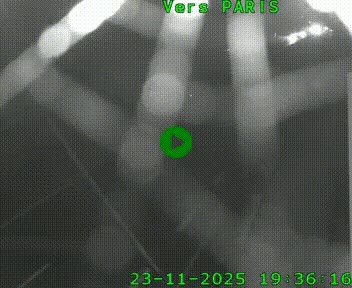 <h2>Caméra routière sur l'autoroute A20 à Saint-Hilaire-Bonneval, au sud de Limoges. Vue orientée vers Paris</h2>