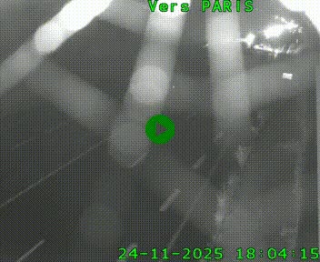 <h2>Caméra routière sur l'autoroute A20 à Saint-Hilaire-Bonneval, au sud de Limoges. Vue orientée vers Paris</h2>