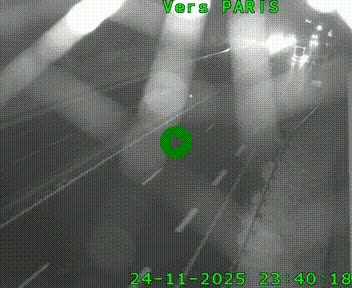 <h2>Caméra routière sur l'autoroute A20 à Saint-Hilaire-Bonneval, au sud de Limoges. Vue orientée vers Paris</h2>