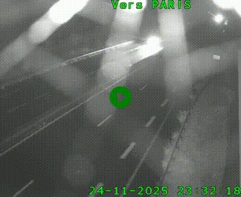 <h2>Caméra routière sur l'autoroute A20 à Saint-Hilaire-Bonneval, au sud de Limoges. Vue orientée vers Paris</h2>