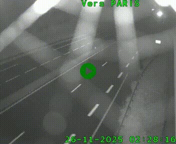 <h2>Caméra routière sur l'autoroute A20 à Saint-Hilaire-Bonneval, au sud de Limoges. Vue orientée vers Paris</h2>