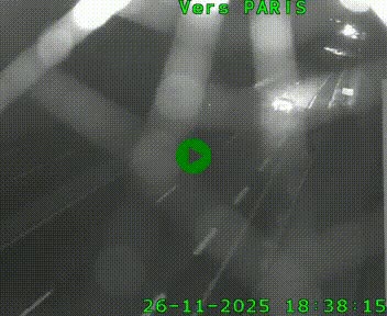 <h2>Caméra routière sur l'autoroute A20 à Saint-Hilaire-Bonneval, au sud de Limoges. Vue orientée vers Paris</h2>