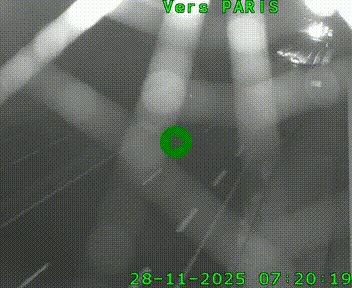 <h2>Caméra routière sur l'autoroute A20 à Saint-Hilaire-Bonneval, au sud de Limoges. Vue orientée vers Paris</h2>