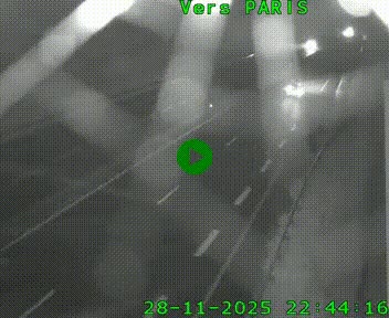 <h2>Caméra routière sur l'autoroute A20 à Saint-Hilaire-Bonneval, au sud de Limoges. Vue orientée vers Paris</h2>