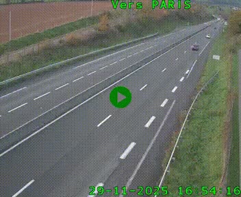 <h2>Caméra routière sur l'autoroute A20 à Saint-Hilaire-Bonneval, au sud de Limoges. Vue orientée vers Paris</h2>