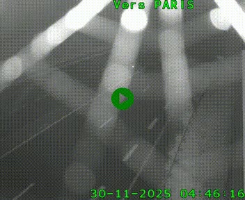 <h2>Caméra routière sur l'autoroute A20 à Saint-Hilaire-Bonneval, au sud de Limoges. Vue orientée vers Paris</h2>