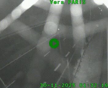 <h2>Caméra routière sur l'autoroute A20 à Saint-Hilaire-Bonneval, au sud de Limoges. Vue orientée vers Paris</h2>