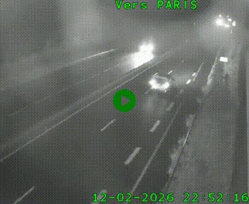 <h2>Caméra routière sur l'autoroute A20 à Saint-Hilaire-Bonneval, au sud de Limoges. Vue orientée vers Paris</h2>