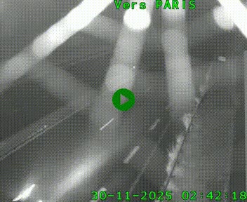 <h2>Caméra routière sur l'autoroute A20 à Saint-Hilaire-Bonneval, au sud de Limoges. Vue orientée vers Paris</h2>