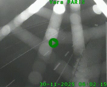 <h2>Caméra routière sur l'autoroute A20 à Saint-Hilaire-Bonneval, au sud de Limoges. Vue orientée vers Paris</h2>