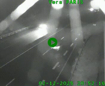 <h2>Caméra routière sur l'autoroute A20 à Saint-Hilaire-Bonneval, au sud de Limoges. Vue orientée vers Paris</h2>