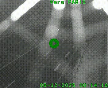 <h2>Caméra routière sur l'autoroute A20 à Saint-Hilaire-Bonneval, au sud de Limoges. Vue orientée vers Paris</h2>