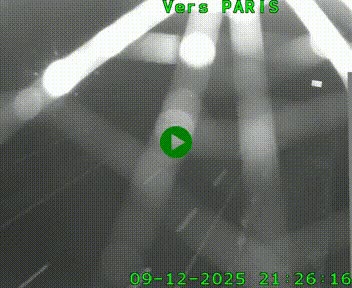 <h2>Caméra routière sur l'autoroute A20 à Saint-Hilaire-Bonneval, au sud de Limoges. Vue orientée vers Paris</h2>