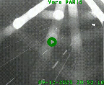 <h2>Caméra routière sur l'autoroute A20 à Saint-Hilaire-Bonneval, au sud de Limoges. Vue orientée vers Paris</h2>