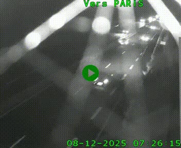 <h2>Caméra routière sur l'autoroute A20 à Saint-Hilaire-Bonneval, au sud de Limoges. Vue orientée vers Paris</h2>