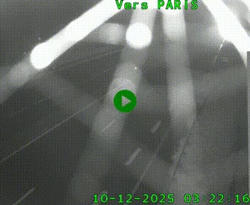 <h2>Caméra routière sur l'autoroute A20 à Saint-Hilaire-Bonneval, au sud de Limoges. Vue orientée vers Paris</h2>