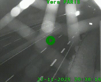 <h2>Caméra routière sur l'autoroute A20 à Saint-Hilaire-Bonneval, au sud de Limoges. Vue orientée vers Paris</h2>