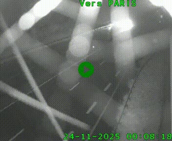 <h2>Caméra routière sur l'autoroute A20 à Saint-Hilaire-Bonneval, au sud de Limoges. Vue orientée vers Paris</h2>